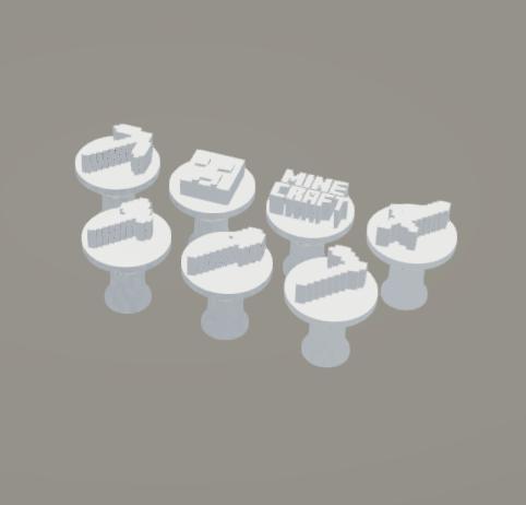 Minecraft sweet markers stamp