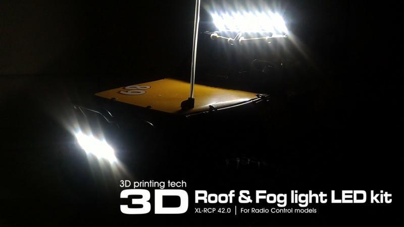 Roof & Fog light LED kit for Radio Control models