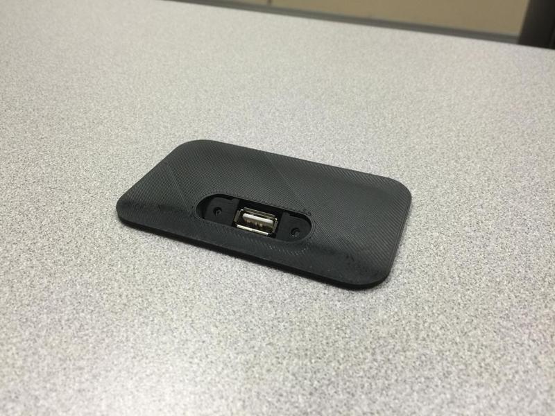 USB Desk Grommet - Rectangular