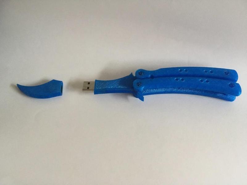 CS:GO Butterfly Knife Flash Drive (100% Printed)