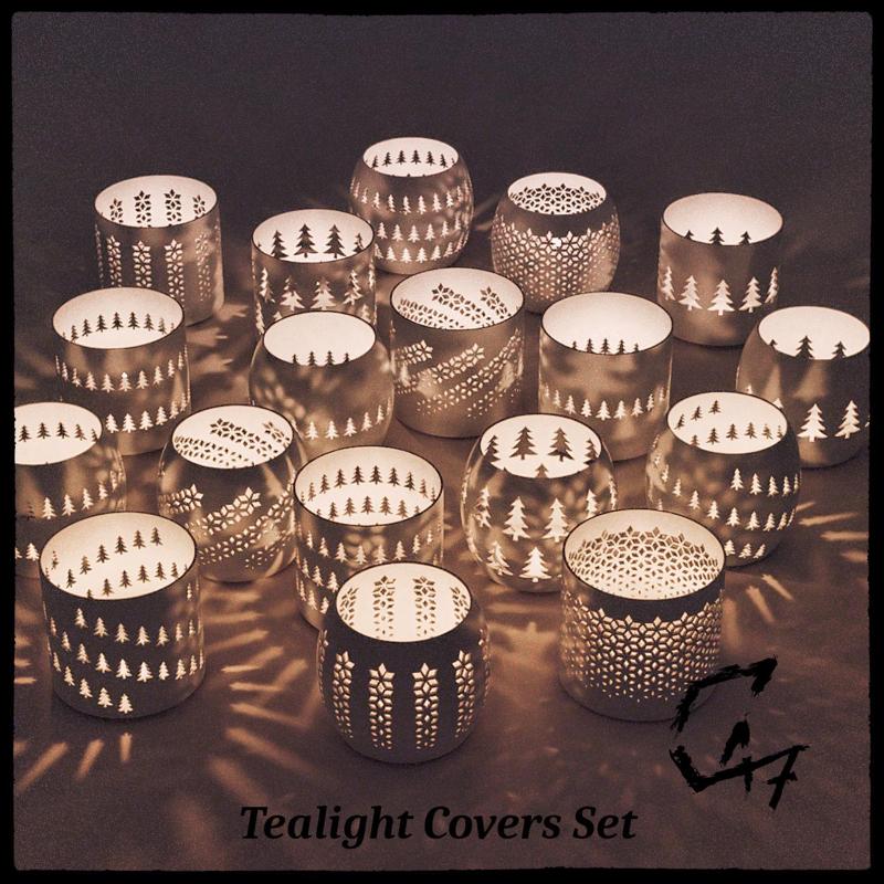 Candle / Tealight Covers Set