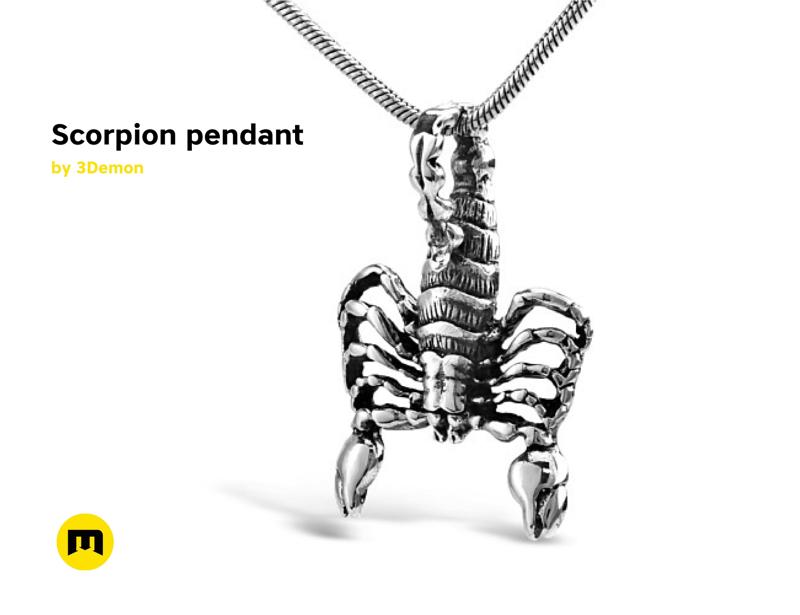 Scorpion pendant