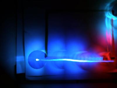 Ozobot light painting helmet