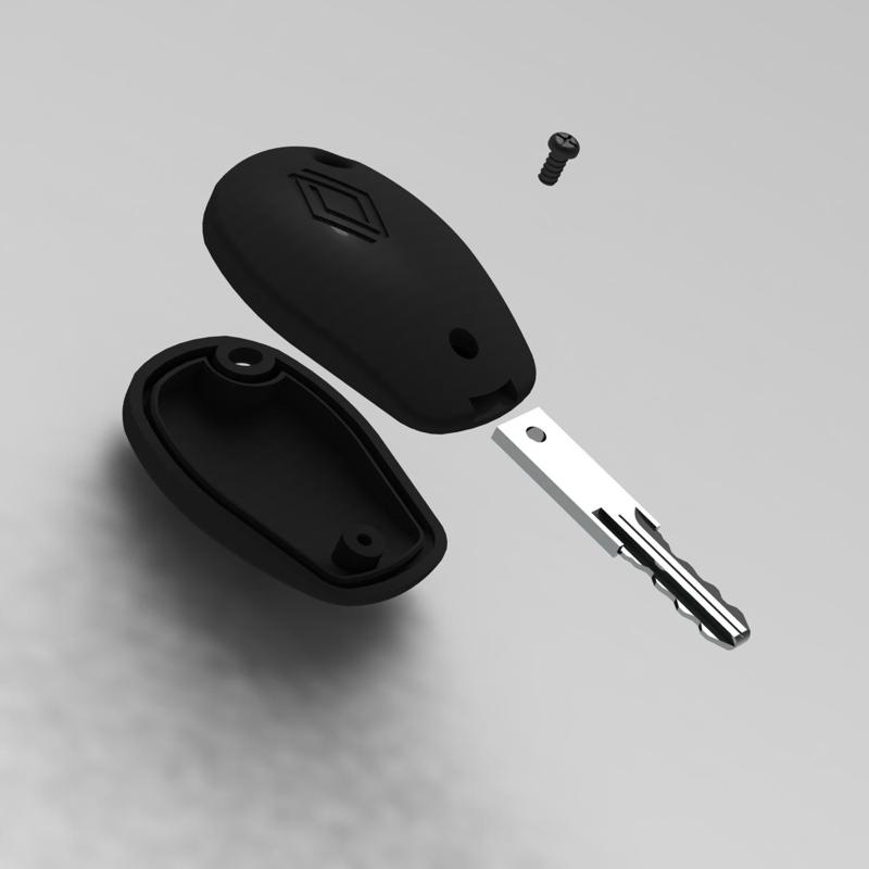 Key Shell Renault New Logo - Printable STL Replacement Case for Car Key