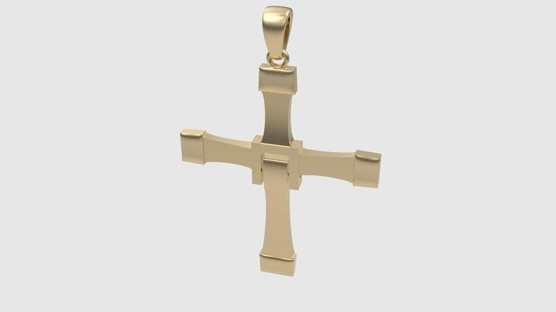 Fast and Furious Cross Pendant 3D print