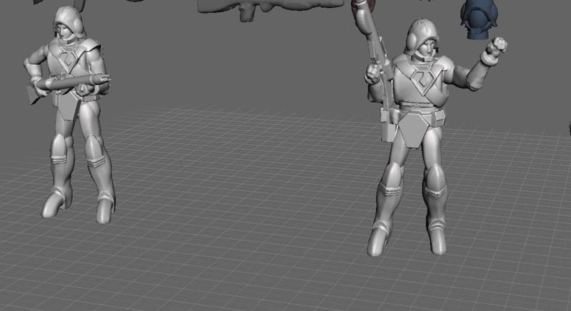 Robotech Zentraedi Lt Combat Armor Buddy Team 1