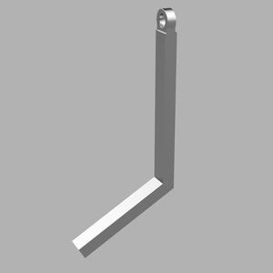 Letter J Greek Style Necklace Amulet