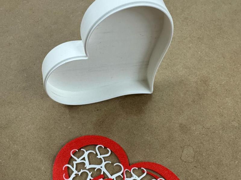 Heart-Shaped Mother's Day Box