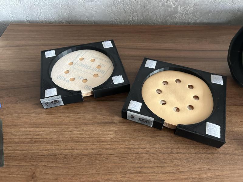 Holder for abrasive disks 125mm