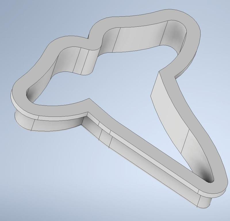 LOTR leaf cookie-cutter