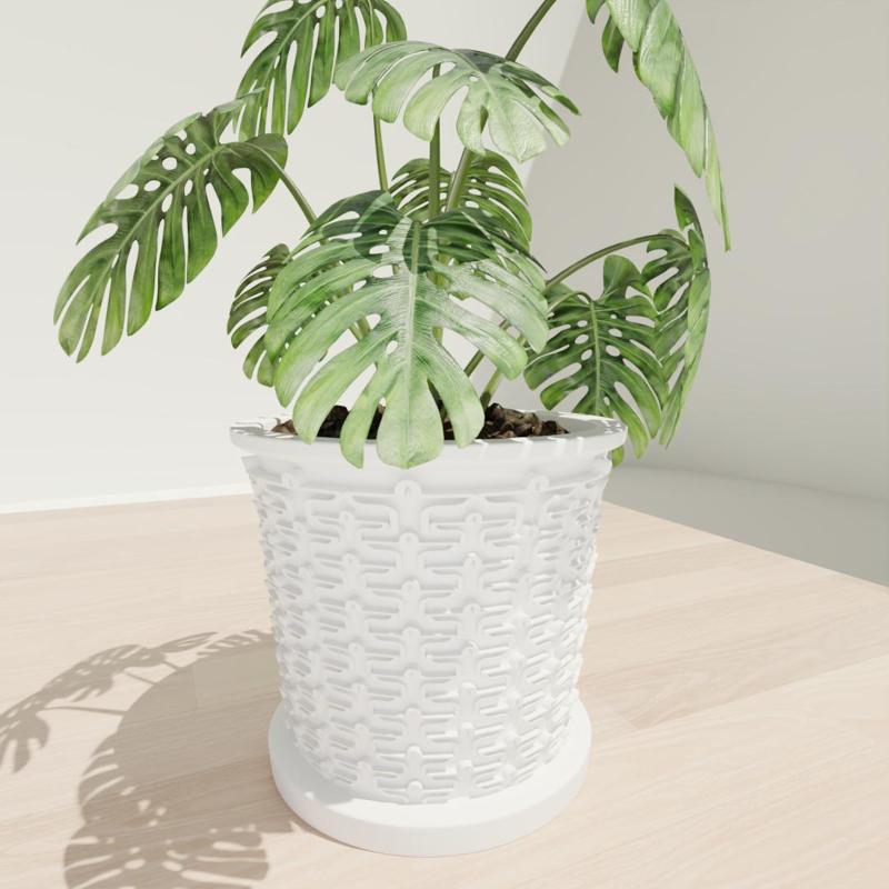 Christ-Themed Decorative Vase for Home and Indoor Plants – 3D Printable Model