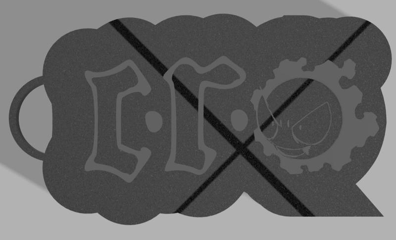 C.R.O. gastly keychain