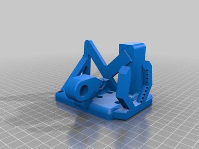  Jubaleth Prusa i3/Hesine M505 (Anet A8 compatible) x Carriage for E3Dv6 (Bowden) 12mm sensor mount