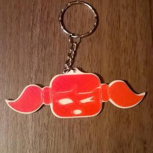 Curly Girl Wipeout Keychain / Keyring / Bag Charm