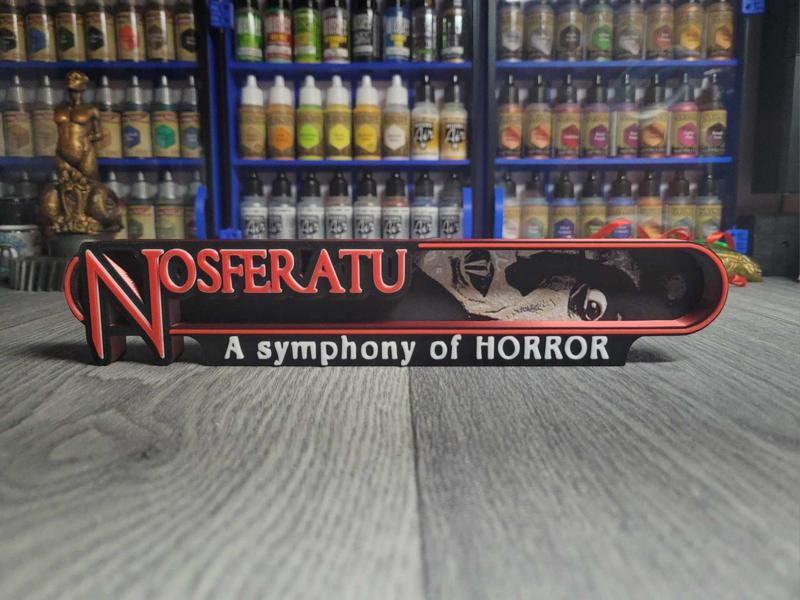 Nosferatu 1922 movie logo sign 