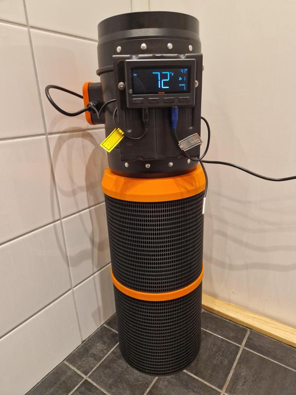 Air purifier, removes smell, gas, VOCs, (particles?)