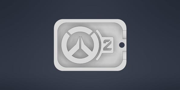 Simple Overwatch 2 Keychain (2 types)