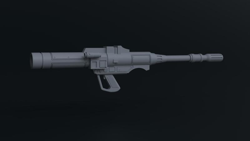 Clone trooper Rocket Launcher RPS-6 1/6 and 1/12 scale