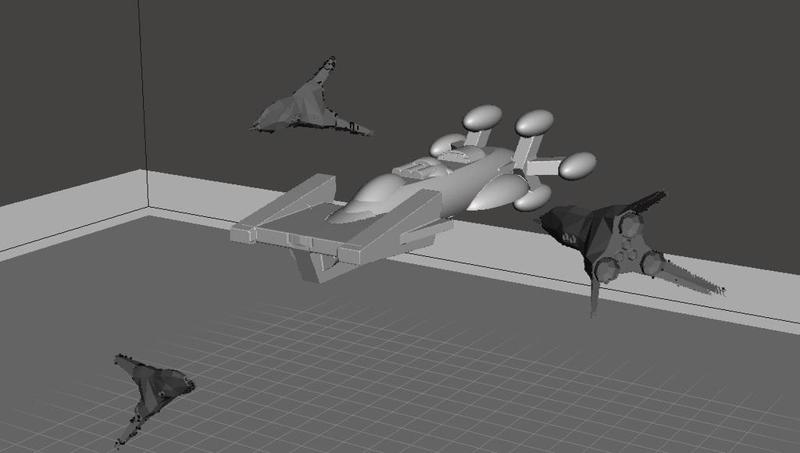 Robotech EBSIS Attackship