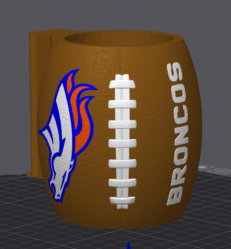 NFL Football Koozie - Broncos