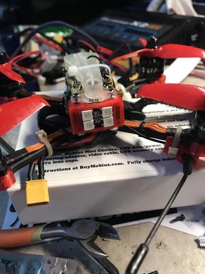 Diatone gt-r349 rabbit betafpv led rear mount