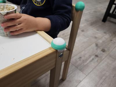 Ikea LATT babyproofing for sharp corners (Table+Chair)