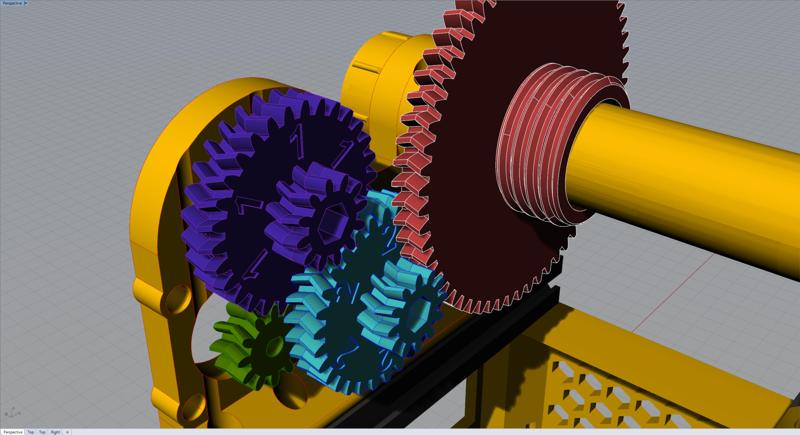 Herringbone Gears for Recreator Mk6
