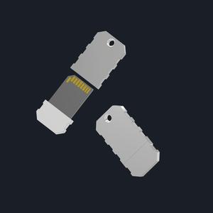 EDC SD Card Keychain Case