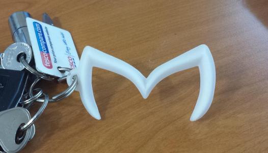 Mazda Batman Badge Keyring
