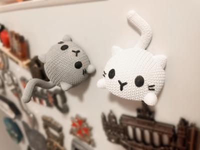 Knitted Cat - Magnetic version