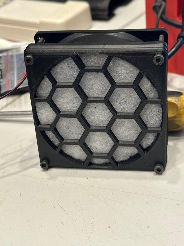 80 mm cooling fan grill with dust filter