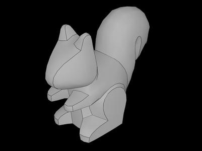 Lego Compatible (80679.dat) Animal Squirrel Standing