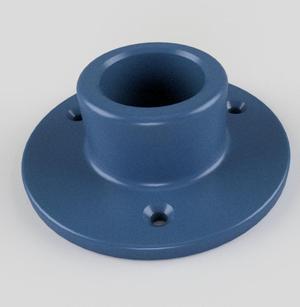 Wall mount for 25mm pipe + rosette