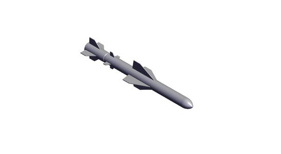 1/100 Scale Chinese Anti-Ship Missile C-801 C-802 C-803.stl