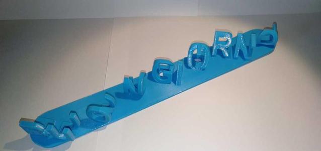 AMBIGRAMMA 3D BUONGIORNO.... UN CAZZO