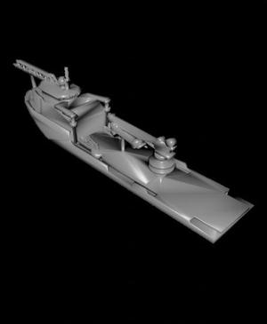 1/700 Scale Offshore Platform Supply Vessel.stl
