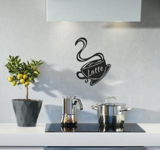 2D wall art decor latté