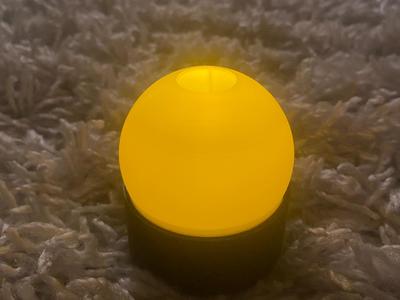 Glowing Tea Light Globe Decoration