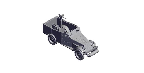 1/87 Scale M3 Scout Car.stl