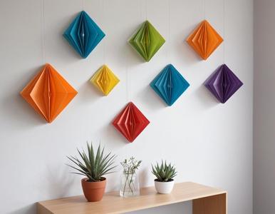 Eye-Catching Origami Wall Art - Geometric Décor Piece