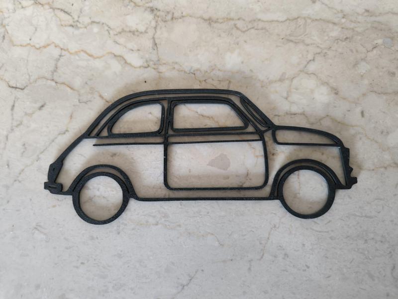 Fiat 500 wall Art