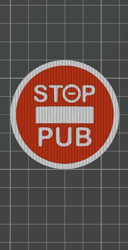 Stop-Publicity sign