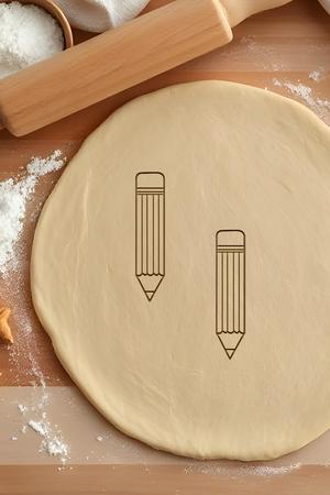 Pencil Cookie Cutter, Biscuit Cutter