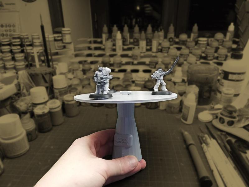 PLATEAU A SOUS COUCHE - Peinture de fig !