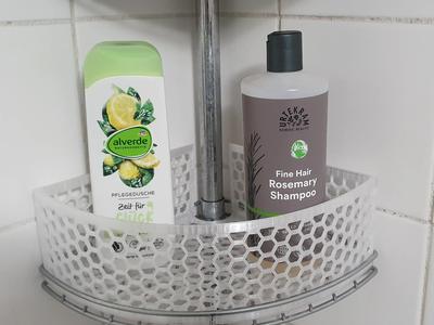 Honeycomb shower basket