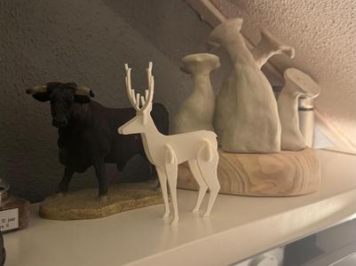 Reindeer 3D Puzzle Kit Card