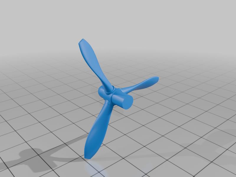 LH propeller model kit