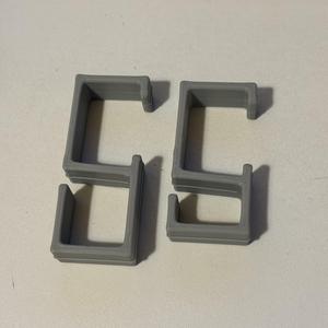 Amazon monitor stand cable hooks 3x2cm (WALI/VIVO/ErGear)