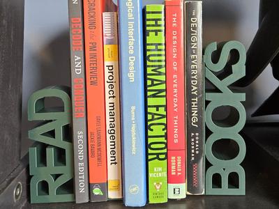 "Read Books" Bookends