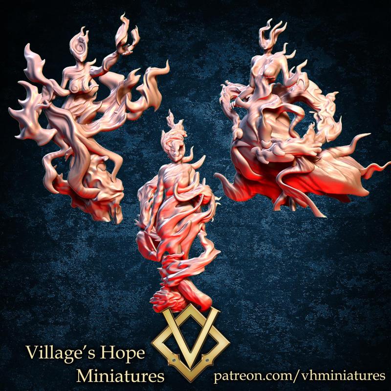 Fire ghost , fire spirit